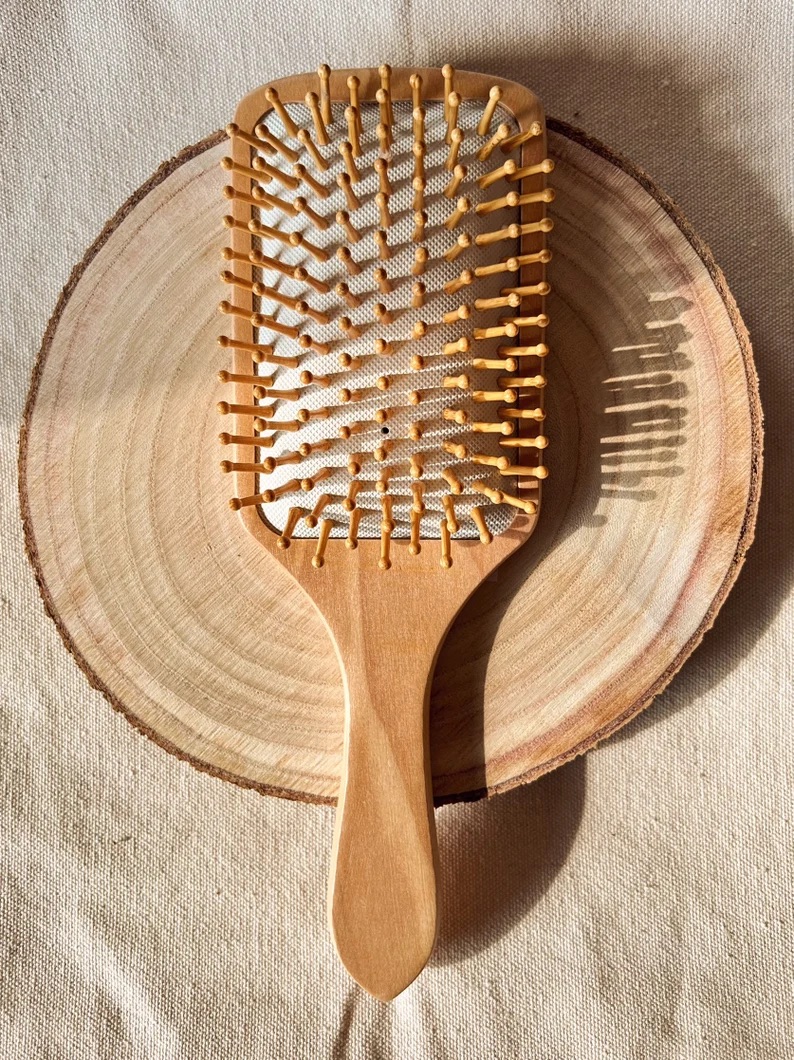 Cepillo de pelo de bambú - Grande